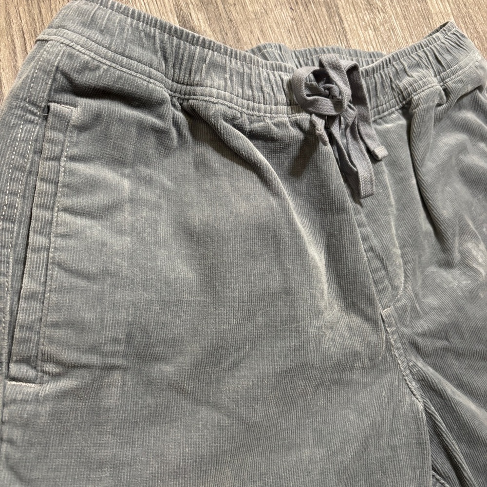 Katin Men's Corduroy Shorts Size Small, Gray, Elastic Waist, Drawstring - Picture 4 of 11